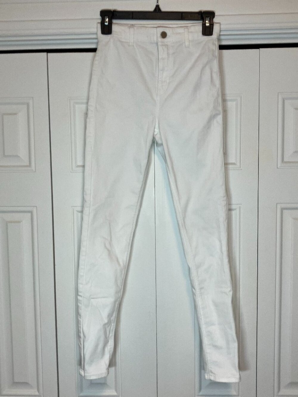 Topshop White "Joni" Skinny Jeans US Size 6 28W/32L